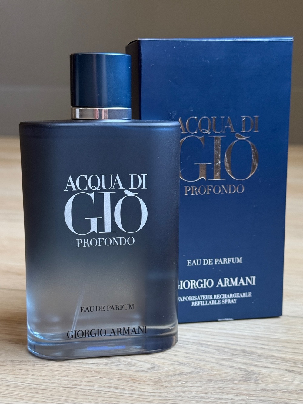Acqua Di Gio Profondo by Giorgio Armani 6.7oz 200ML NEW